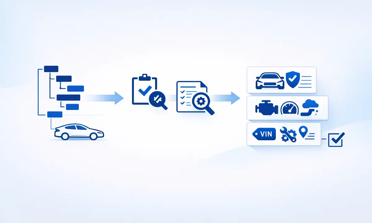 Common eCoC XML data issues illustration