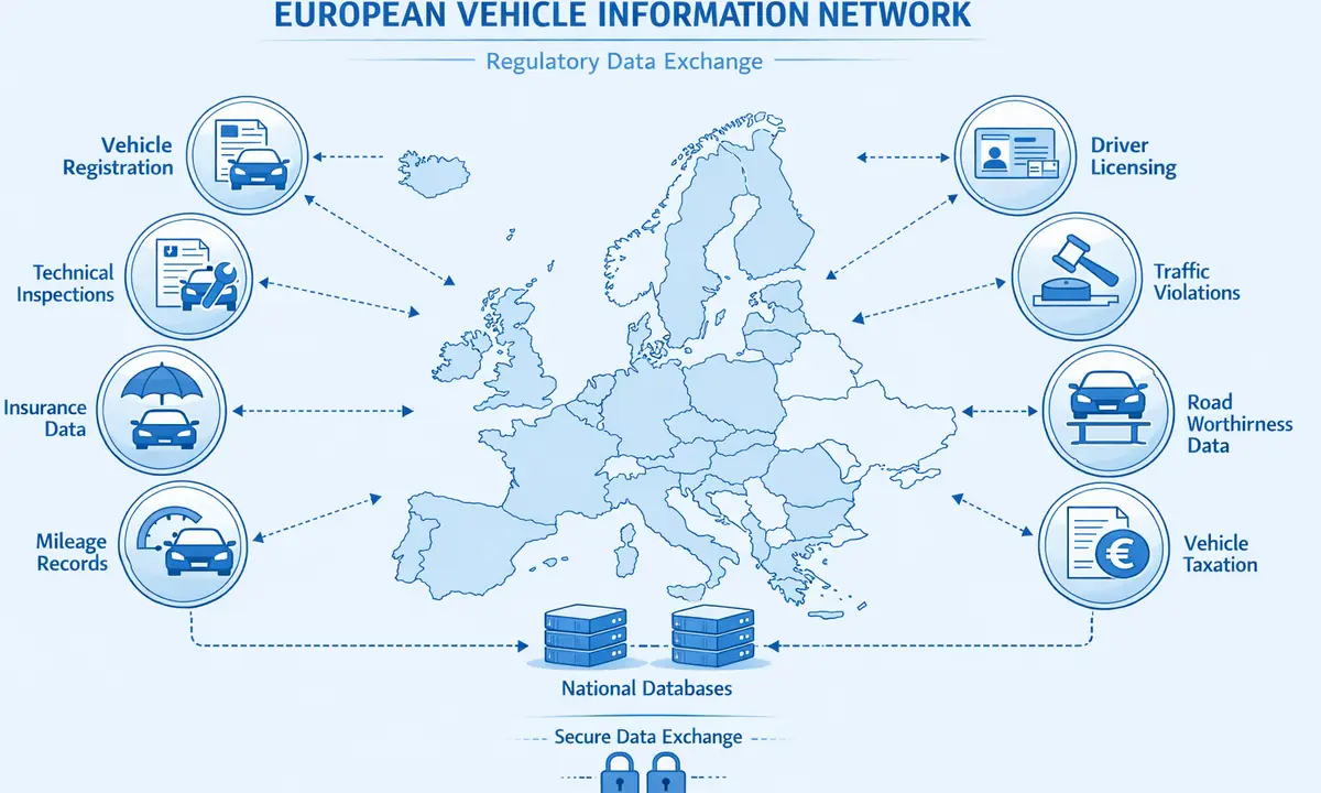 EUCARIS network illustration