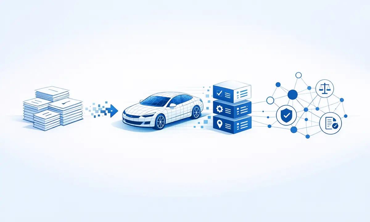 Digital vehicle compliance systems illustration